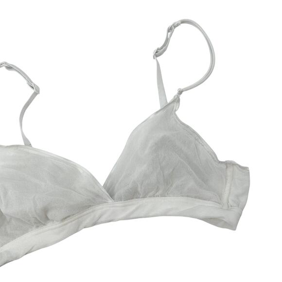 Cosabella white mesh Soire Confidence triangle Bra - Picture 3 of 9